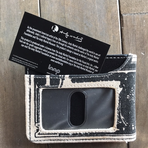 Andy Warhol dollar bill wallet billfold bifold - Picture 7 of 7